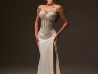 Біла атласна спідниця <span>Belle</span>