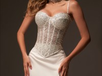 Біла атласна спідниця <span>Belle</span>