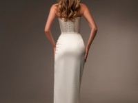 Атласний корсет в білому кольорі <span>Scarlet</span>