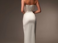 Атласний корсет в білому кольорі <span>Scarlet</span>