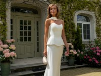 Атласний комплект в білому кольорі <span>Janelle</span>