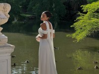 Біла атласна Спідниця <span>Lyra</span>