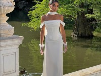 Біла атласна Спідниця <span>Lyra</span>