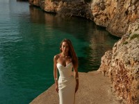 Корсетна сукня в кольорі айворі <span>Moonlit Whisper</span>