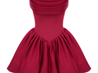 Burgundy Corset dress <span>Laura</span>