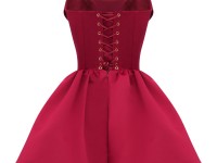 Burgundy Corset dress <span>Laura</span>