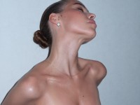 Атласний корсет в коричневому кольорі <span>Scarlet</span>