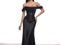 Корсет з сіточки в чорному кольорі <span>Waves</span>