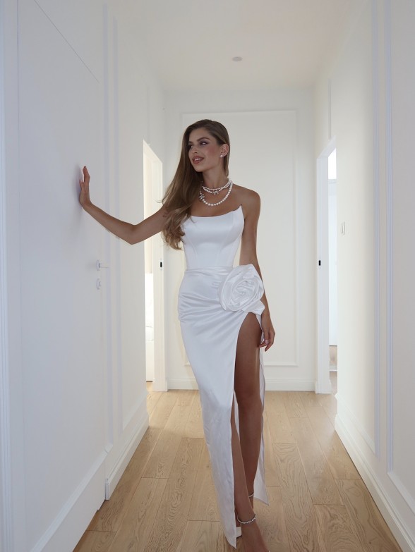 Біла Корсетна сукня "Rosaline"