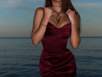 Бордова Корсетна сукня <span>Moonlit Whisper</span>