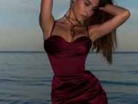 Бордова Корсетна сукня <span>Moonlit Whisper</span>