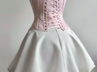 Атласний корсет в світло-рожевому кольорі <span>Scarlet</span>