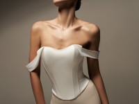 Білий атласний корсет <span>Grace</span>