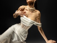 Корсет з сіточки в білому кольорі <span>Waves</span>