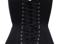 Black Satin Corset <span>Scarlet</span>