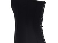 Black Satin Corset <span>Scarlet</span>