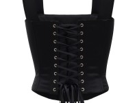 Black satin corset <span>Grace</span>