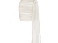 Блискуча корсетна сукня срібного кольору <span>Belle</span>