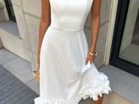 Dress in milky color <span>LUMEN</span>